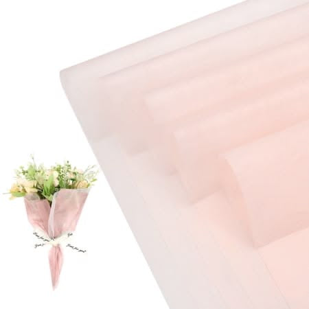Tissue non woven bouquet sheet pink| pack of 10