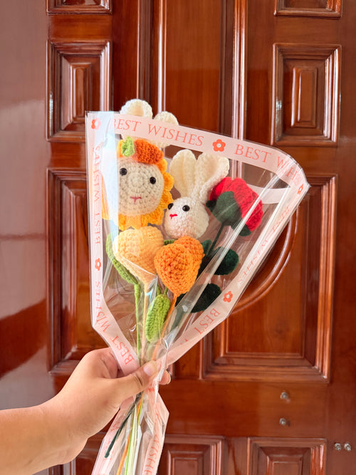 Bouquet Sleeves Best wishes | 50 PCS