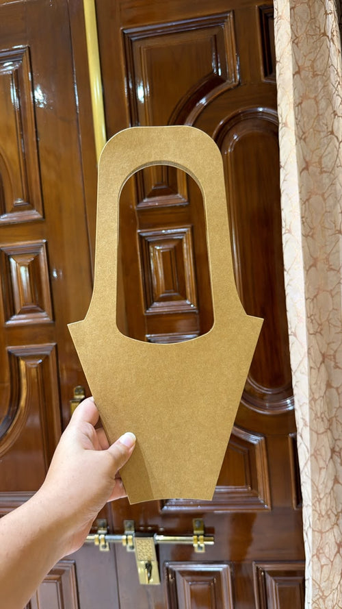 Brown Kraft Bouquet Bag