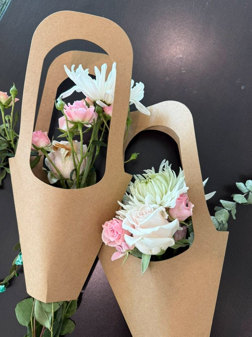 Brown Kraft Bouquet Bag