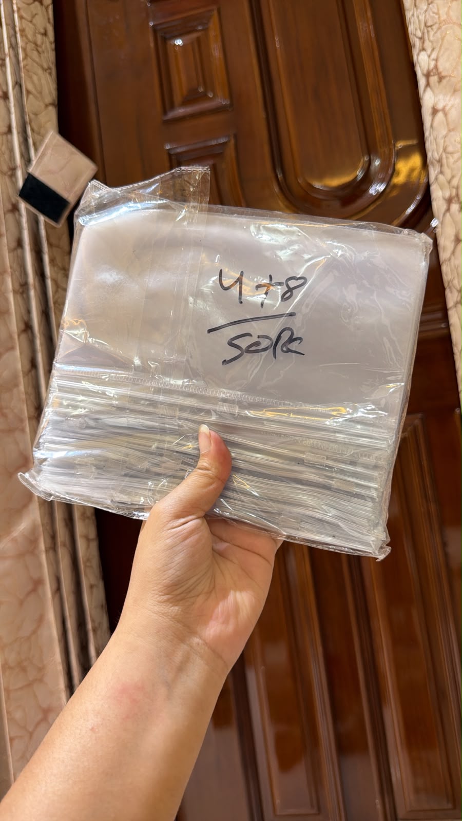 Frosted slider pouches- 4inch”8inch| 10PCS