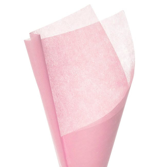 Tissue non woven bouquet sheet pink| pack of 10