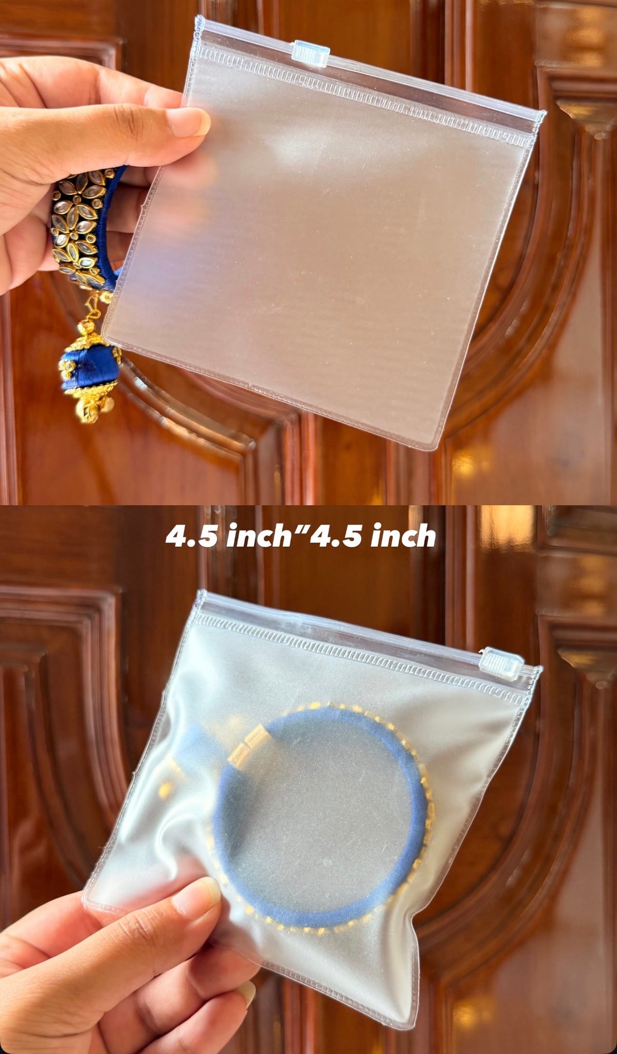 Frosted Slider Pouches -4.5inch”4.5inch | 10PCS
